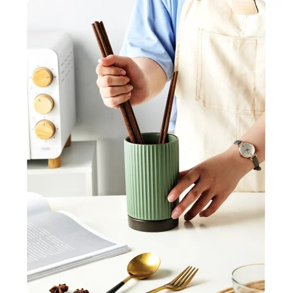 Cinderwell Ceramic Utensil Holder