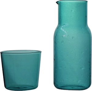 Davenport 19 oz Glass Carafe & Tumbler