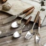 Bergen Tapered Wood Cutlery Set