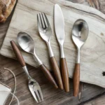 Bergen Tapered Wood Cutlery Set