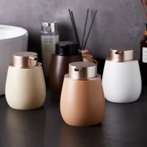 Bordeaux Matte Minimalist Ceramic Foaming Soap Dispenser