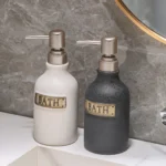 Bristol Rustic Plaque Ceramic Liquid Soap Dispenser