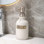 Bristol Rustic Plaque Ceramic Liquid Soap Dispenser
