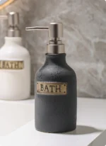 Bristol Rustic Plaque Ceramic Liquid Soap Dispenser