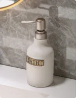 Bristol Rustic Plaque Ceramic Liquid Soap Dispenser