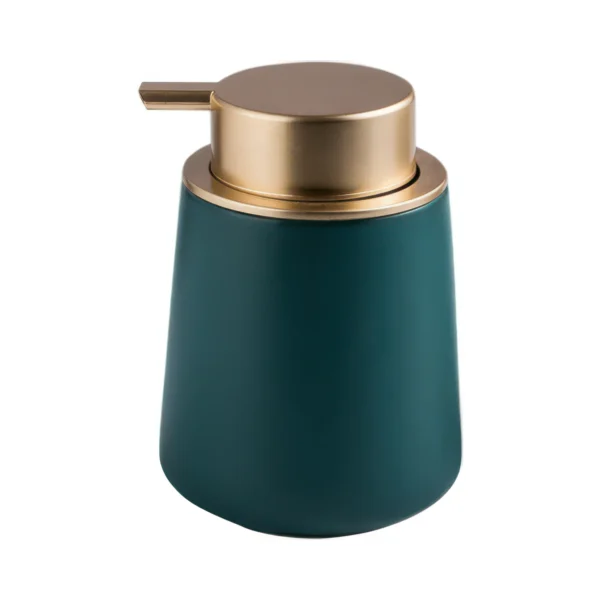Geneva Gilded Ceramic Liquid Soap Dispenser