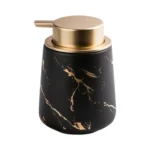 Geneva Gilded Ceramic Liquid Soap Dispenser