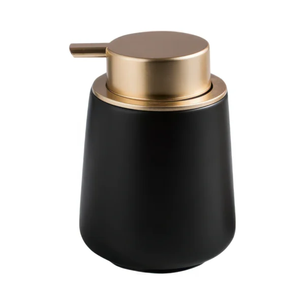 Geneva Gilded Ceramic Liquid Soap Dispenser