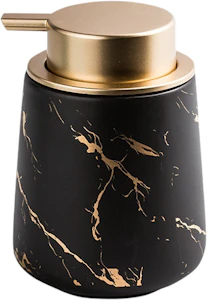 Geneva Gilded Ceramic Liquid Soap Dispenser