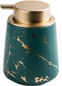 Geneva Gilded Ceramic Liquid Soap Dispenser
