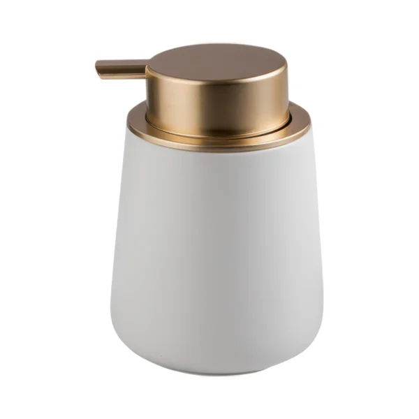 Geneva Gilded Ceramic Liquid Soap Dispenser