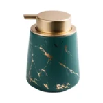 Geneva Gilded Ceramic Liquid Soap Dispenser