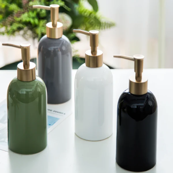 Helsinki Minimalist Ceramic Liquid Soap Dispenser