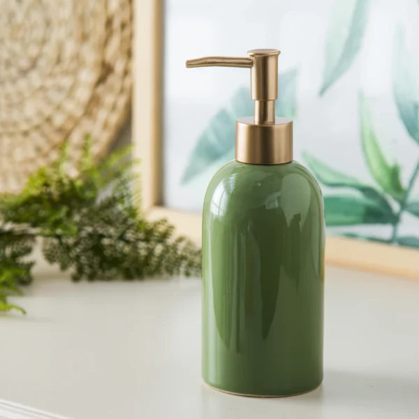 Helsinki Minimalist Ceramic Liquid Soap Dispenser