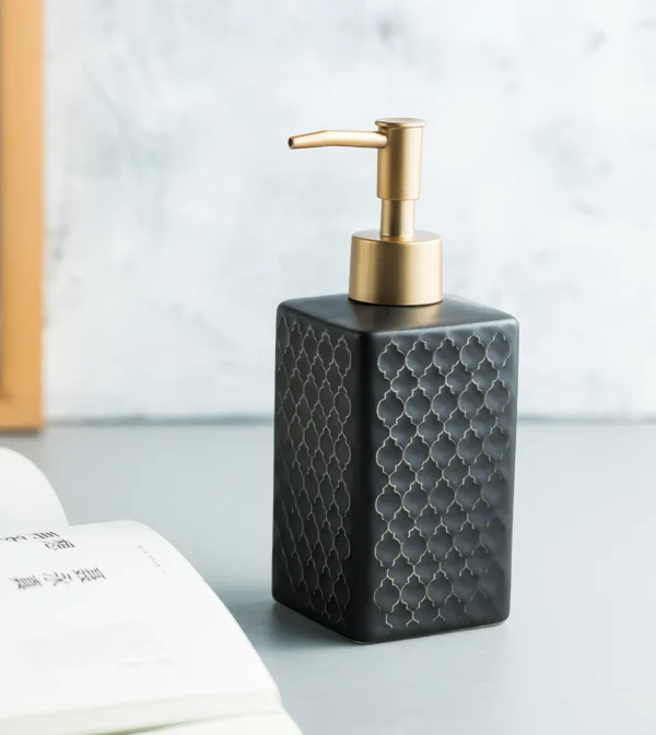 Lisbon Lattice Ceramic Liquid Soap Dispenser