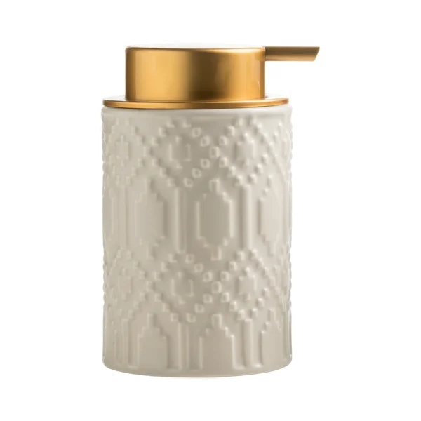 Lyon Relief Ceramic Foaming Soap Dispenser