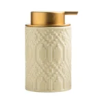Lyon Relief Ceramic Foaming Soap Dispenser