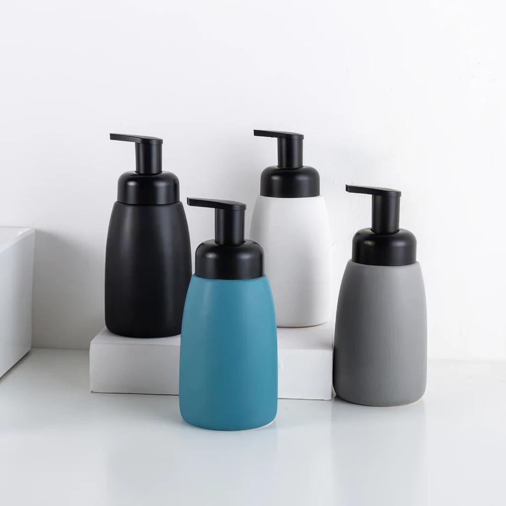 Malmo Matte Ceramic Foaming Soap Dispenser