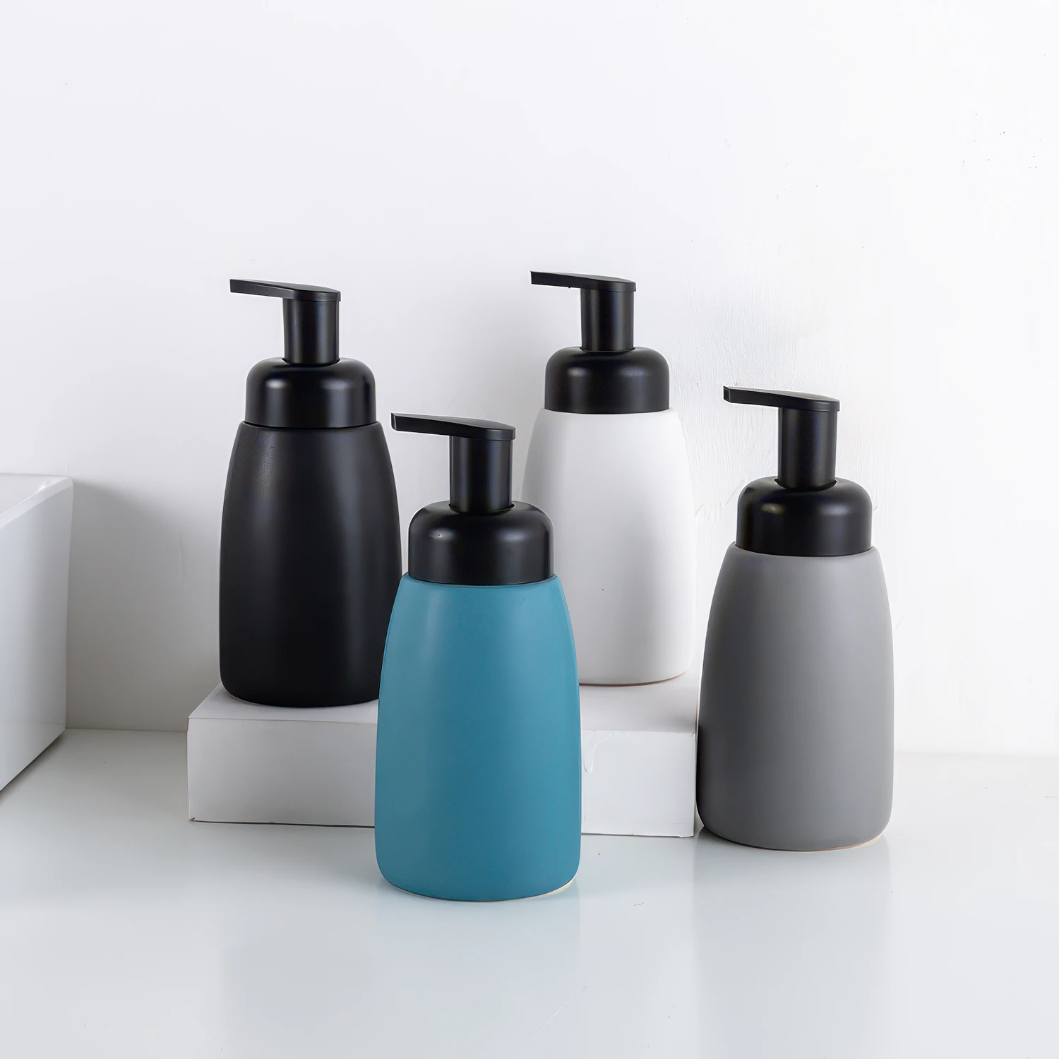 Malmo Matte Ceramic Foaming Soap Dispenser Malmo Matte Ceramic Foaming Soap Dispenser
