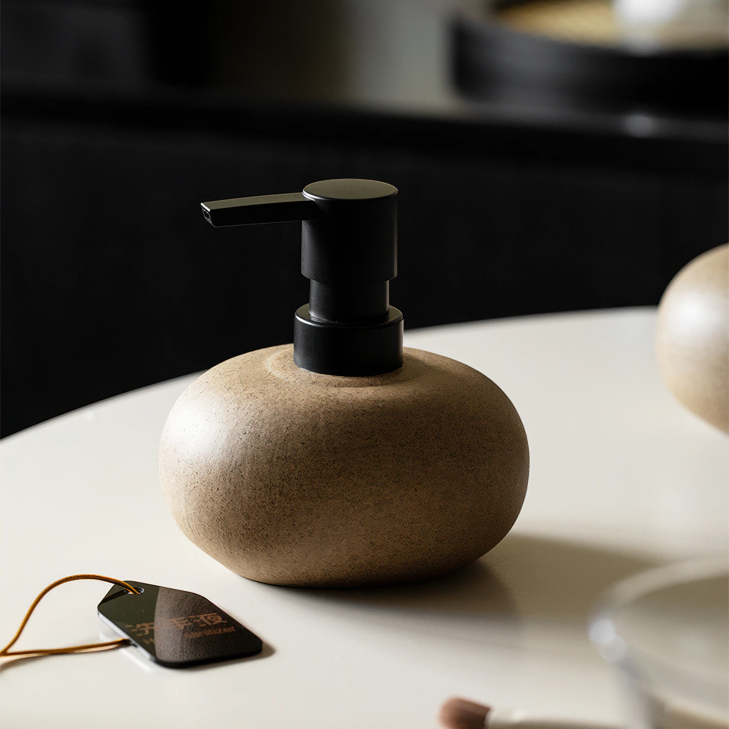 Nara Matte Ceramic Liquid Soap Dispenser Nara Matte Ceramic Liquid Soap Dispenser