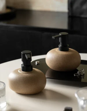 Nara Matte Ceramic Liquid Soap Dispenser