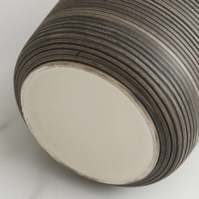 Oslo Ribbed Ceramic Foaming Soap Dispenser
