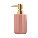 Porto Ribbed Ceramic Liquid Soap Dispenser