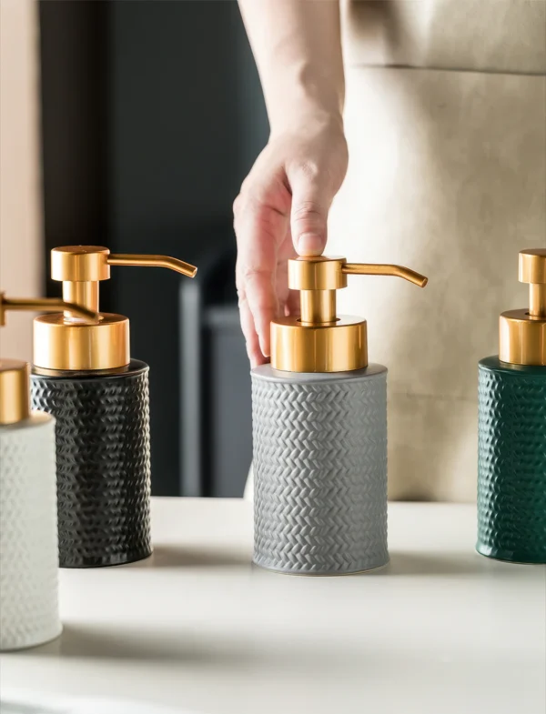 Sorrento Woven Ceramic Foaming Soap Dispenser