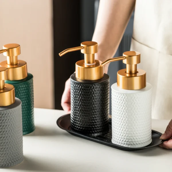 Sorrento Woven Ceramic Foaming Soap Dispenser