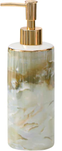 Valencia Marbled Ceramic Liquid Soap Dispenser