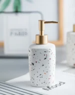 Verona Terrazzo Ceramic Liquid Soap Dispenser
