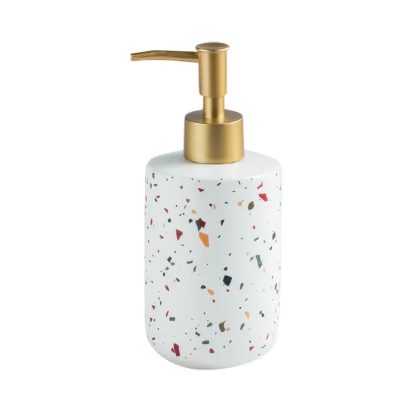Verona Terrazzo Ceramic Liquid Soap Dispenser