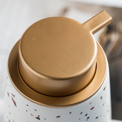 Verona Terrazzo Ceramic Liquid Soap Dispenser