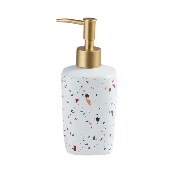 Verona Terrazzo Ceramic Liquid Soap Dispenser