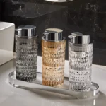 Versailles Droplet Glass Foaming Soap Dispenser