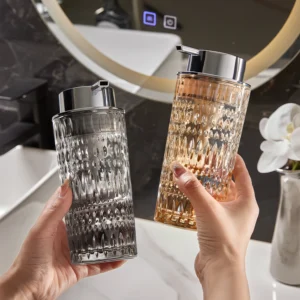 Versailles Droplet Glass Foaming Soap Dispenser