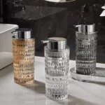 Versailles Droplet Glass Foaming Soap Dispenser