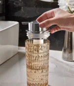 Versailles Droplet Glass Foaming Soap Dispenser