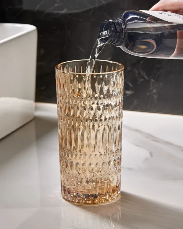 Versailles Droplet Glass Foaming Soap Dispenser