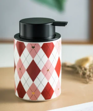 Vienna Matte Geometric Ceramic Foaming Soap Dispenser