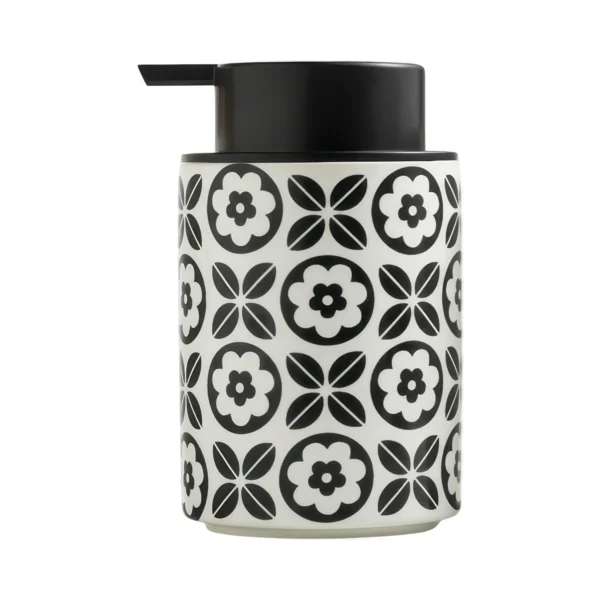 Vienna Matte Geometric Ceramic Foaming Soap Dispenser