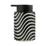 Vienna Matte Geometric Ceramic Foaming Soap Dispenser