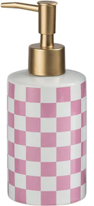 Brighton Checkerboard Ceramic Liquid Soap Dispenser