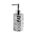 Capri Hammered Metallic Ceramic Liquid Soap Dispenser