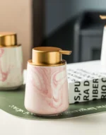 Carrara Marbled Ceramic Foaming Soap Dispenser
