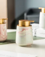 Carrara Marbled Ceramic Foaming Soap Dispenser