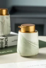 Carrara Marbled Ceramic Foaming Soap Dispenser
