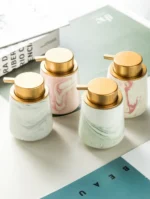 Carrara Marbled Ceramic Foaming Soap Dispenser