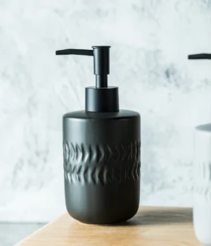 Copenhagen Etched Ceramic Liquid Soap Dispenser