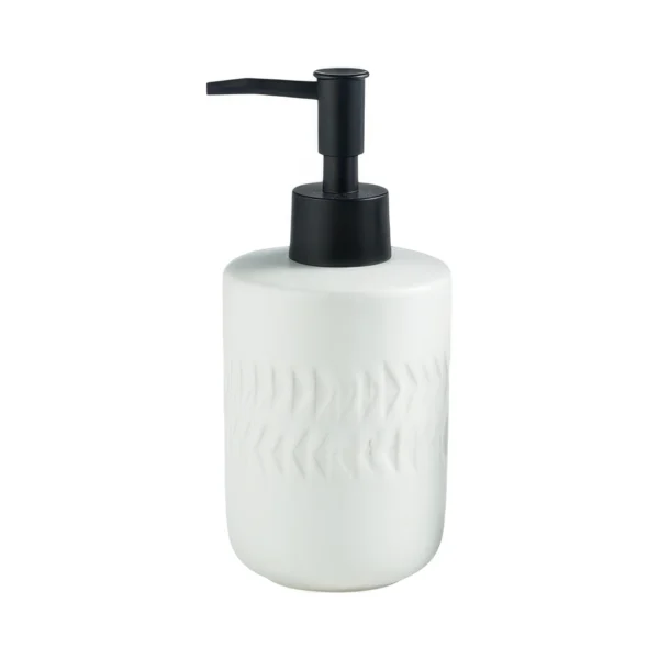 Copenhagen Etched Ceramic Liquid Soap Dispenser